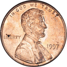 Coin, United States, Cent, 1997