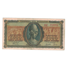 Banknote, Greece, 5000 Drachmai, 1943, 1943-07-19, KM:122a, EF(40-45)