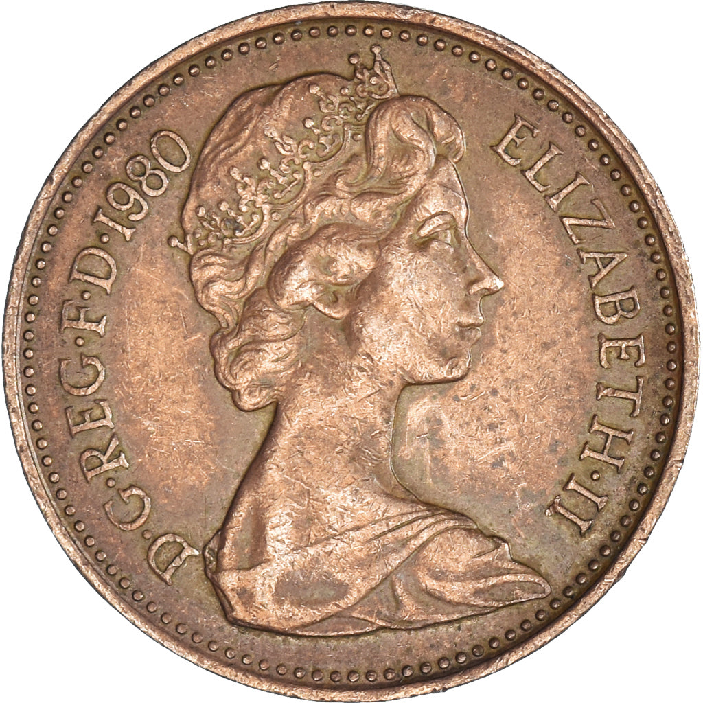 Moeda, Grã-Bretanha, New Penny, 1980