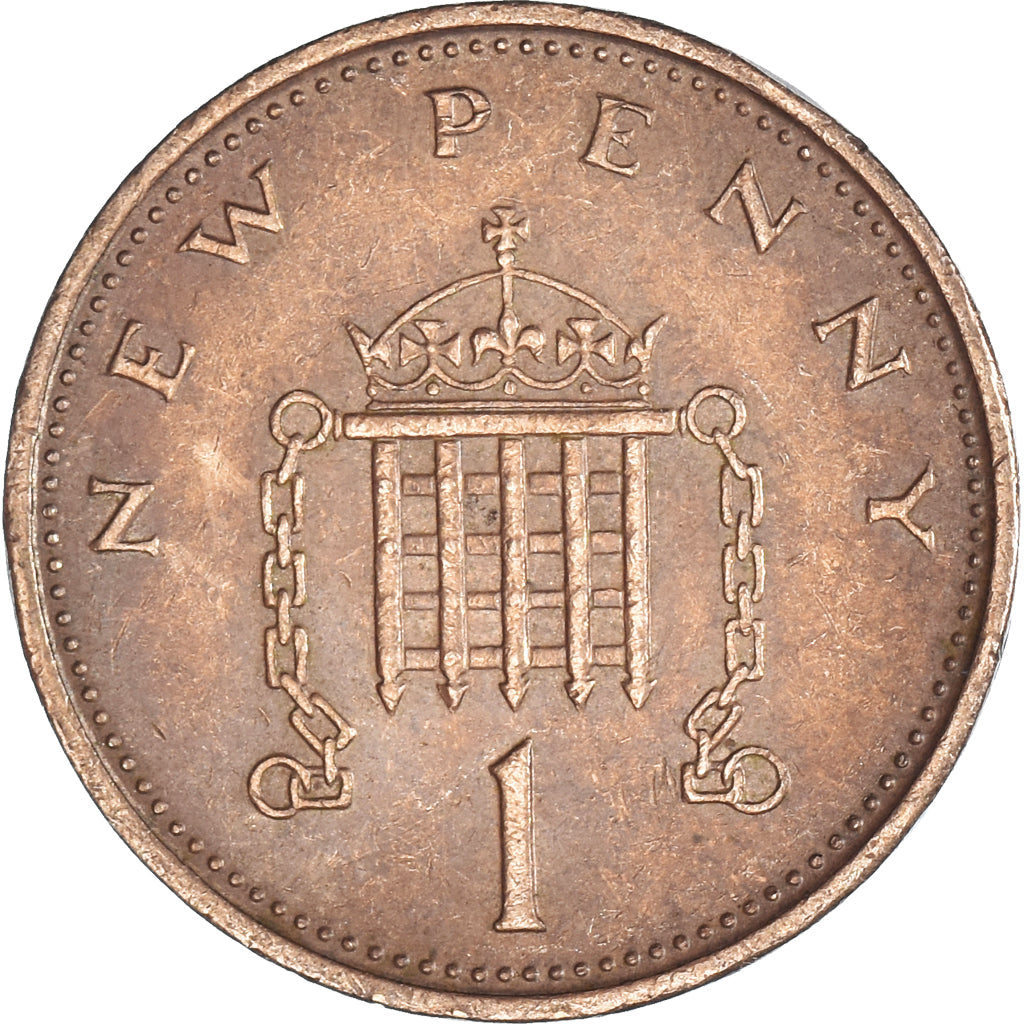 Moeda, Grã-Bretanha, New Penny, 1980