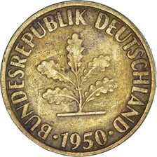 Moneta, GERMANIA - REPUBBLICA FEDERALE, 10 Pfennig, 1950