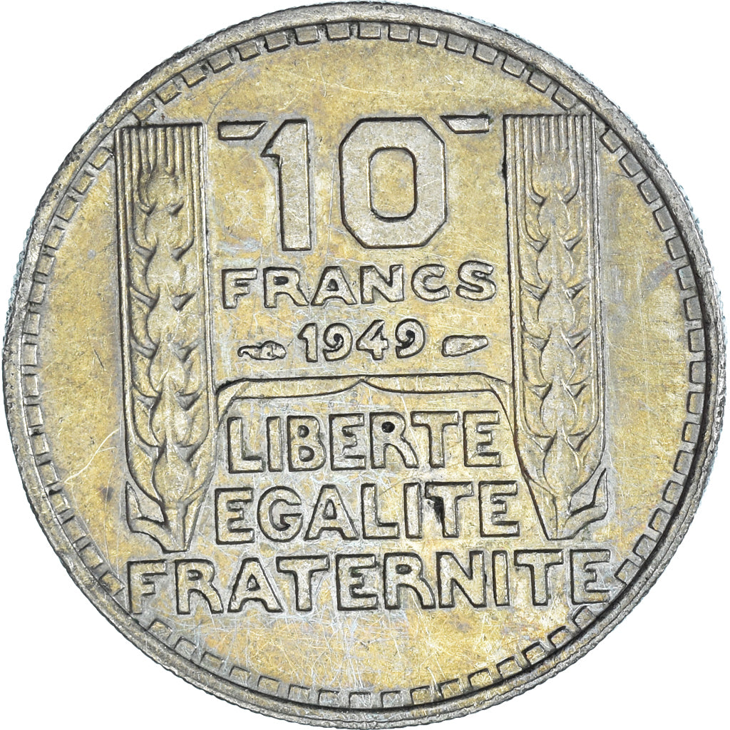 Moneda, Francia, 10 Francs, 1949