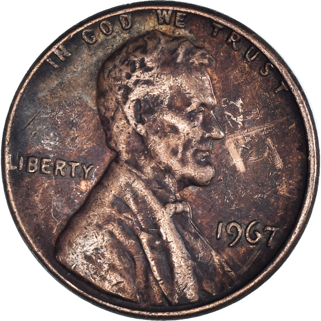 Monnaie, États-Unis, Cent, 1967