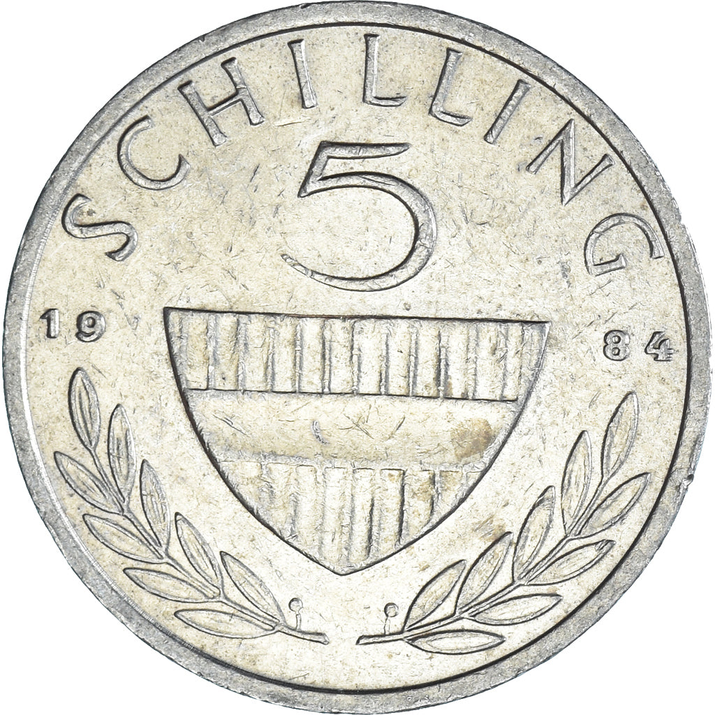 Monnaie, Autriche, 5 Schilling, 1984