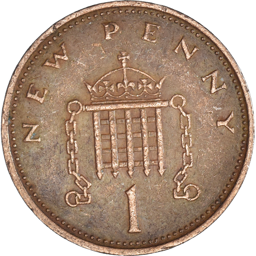 Moneta, Wielka Brytania, New Penny, 1971