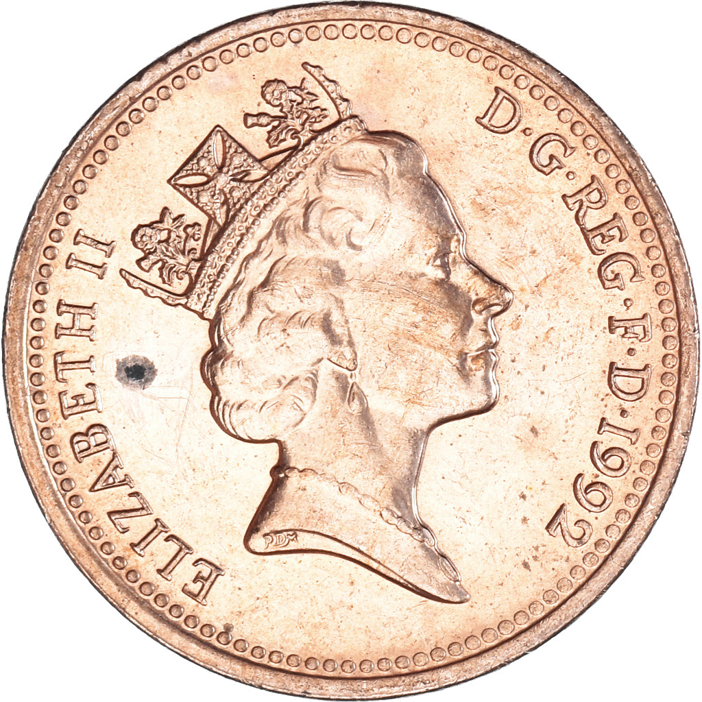 Moneda, Gran Bretaña, Penny, 1992