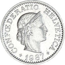 Munten, Zwitserland, 10 Rappen, 1987