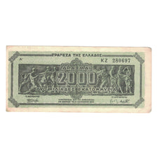 Banknote, Greece, 2,000,000,000 Drachmai, 1944, 1944-10-11, KM:133a, EF(40-45)