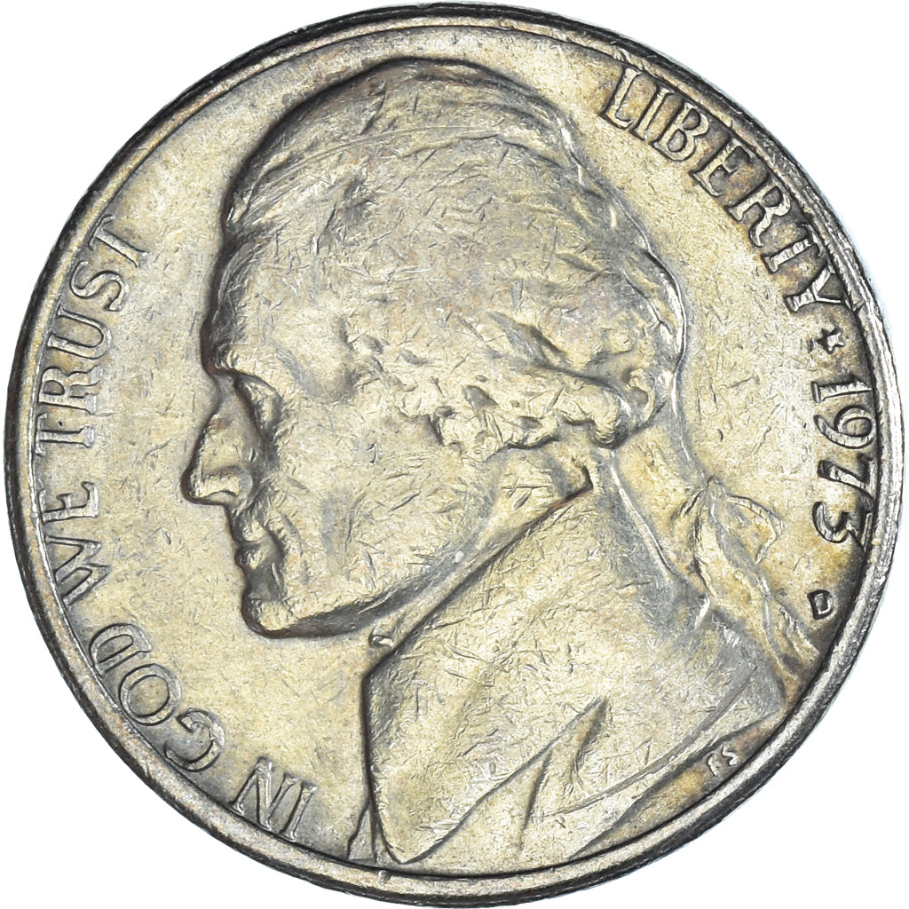 Münze, Vereinigte Staaten, 5 Cents, 1973