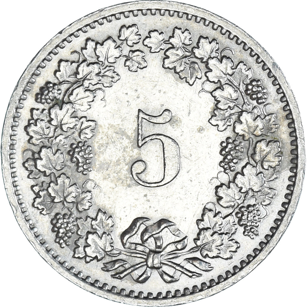 Münze, Schweiz, 5 Rappen, 1971