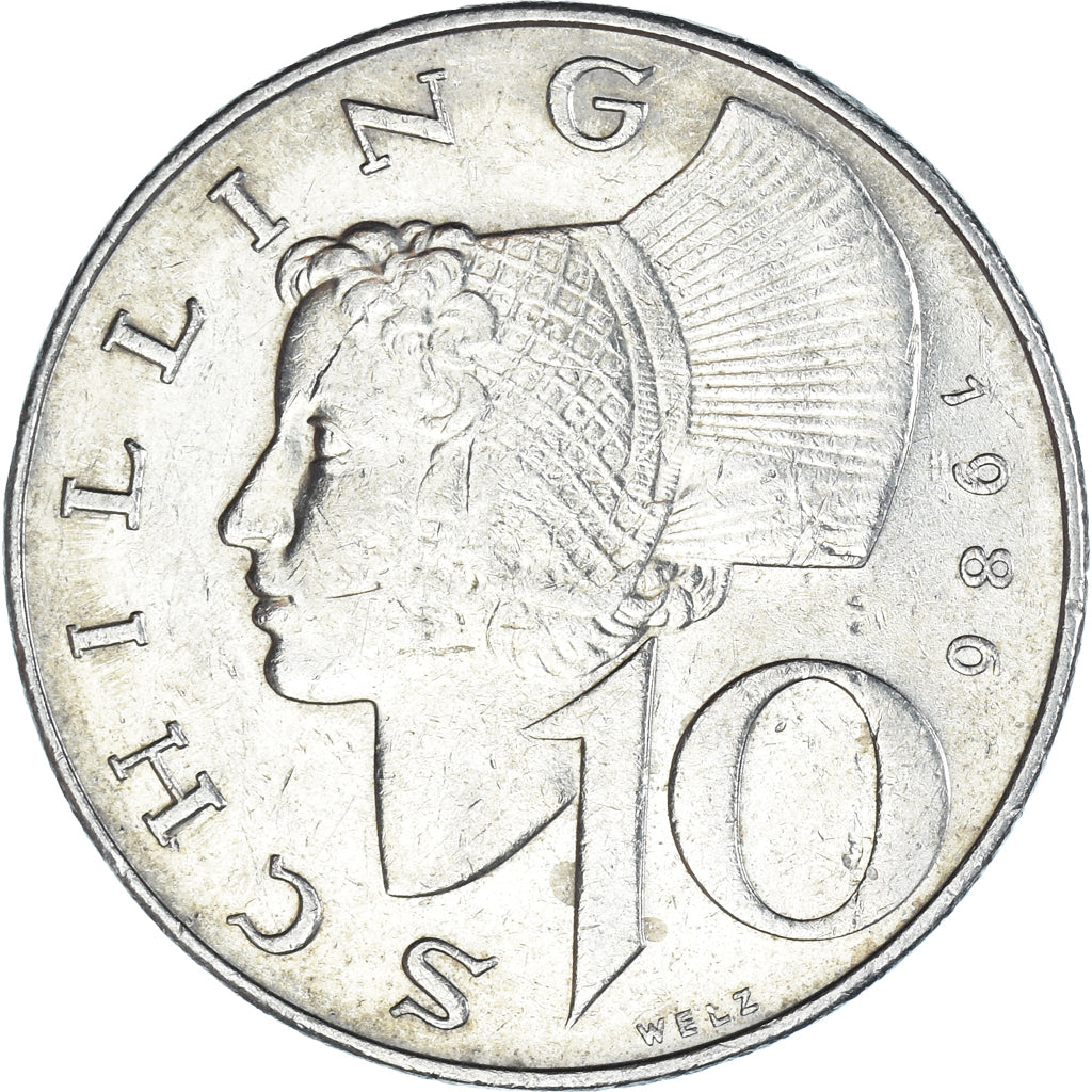 Moneta, Austria, 10 Schilling, 1980
