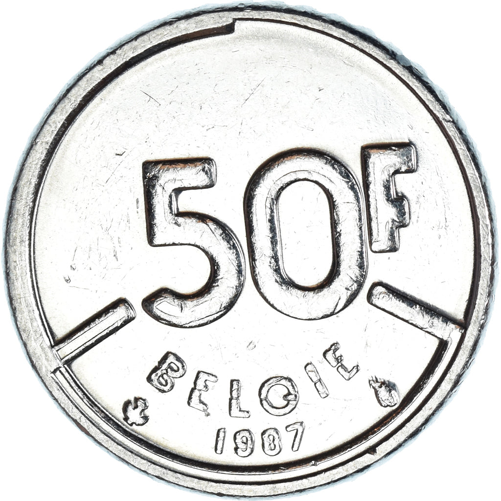 Moneda, Bélgica, 50 Francs, 50 Frank, 1987