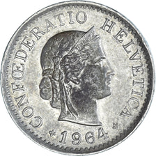 Moneda, Suiza, 5 Rappen, 1964