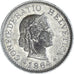 Moneda, Suiza, 5 Rappen, 1964