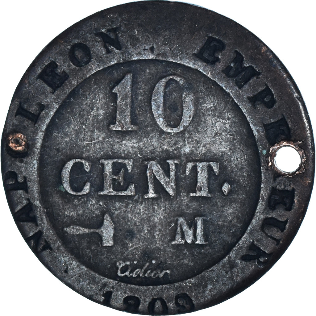 Münze, Frankreich, 10 Centimes, 1809