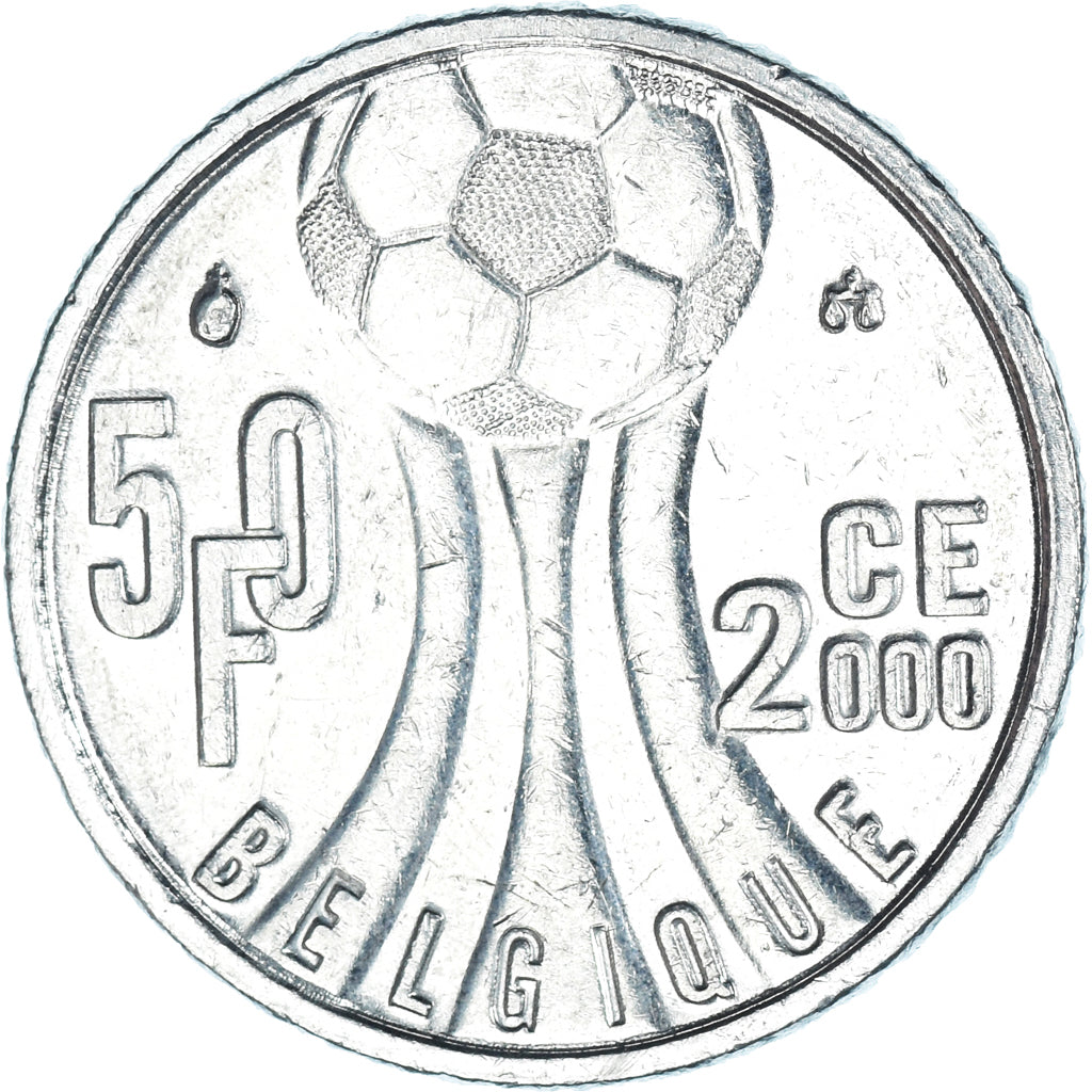 Coin, Belgium, 50 Francs, 50 Frank, 2000