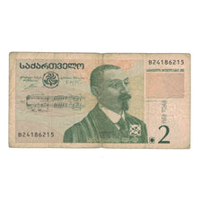 Banknote, Georgia, 2 Lari, 1995, KM:54, VG(8-10)