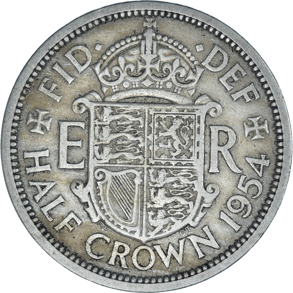 Coin, Great Britain, 1/2 Crown, 1954