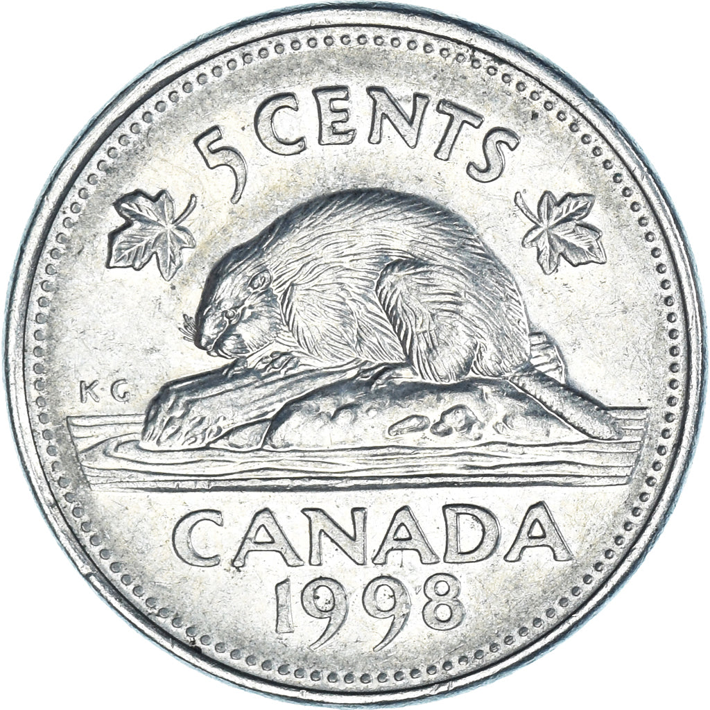 Moneta, Canada, 5 Cents, 1998