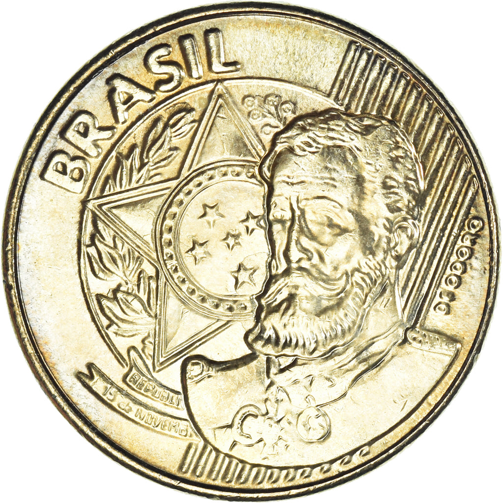 Coin, Brazil, 25 Centavos, 2017