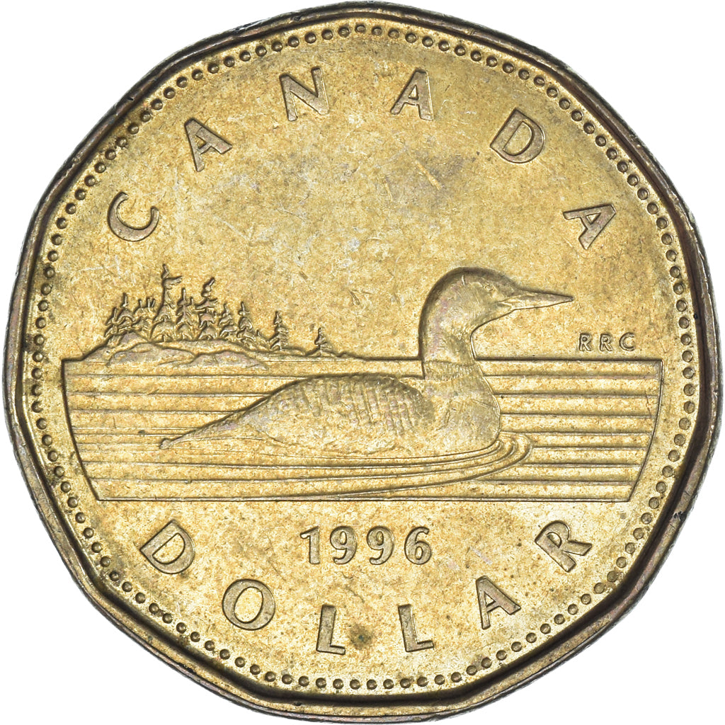 Coin, Canada, Dollar, 1996