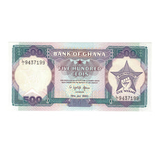 Banknote, Ghana, 500 Cedis, 1990, 1990-07-19, KM:28b, UNC(65-70)