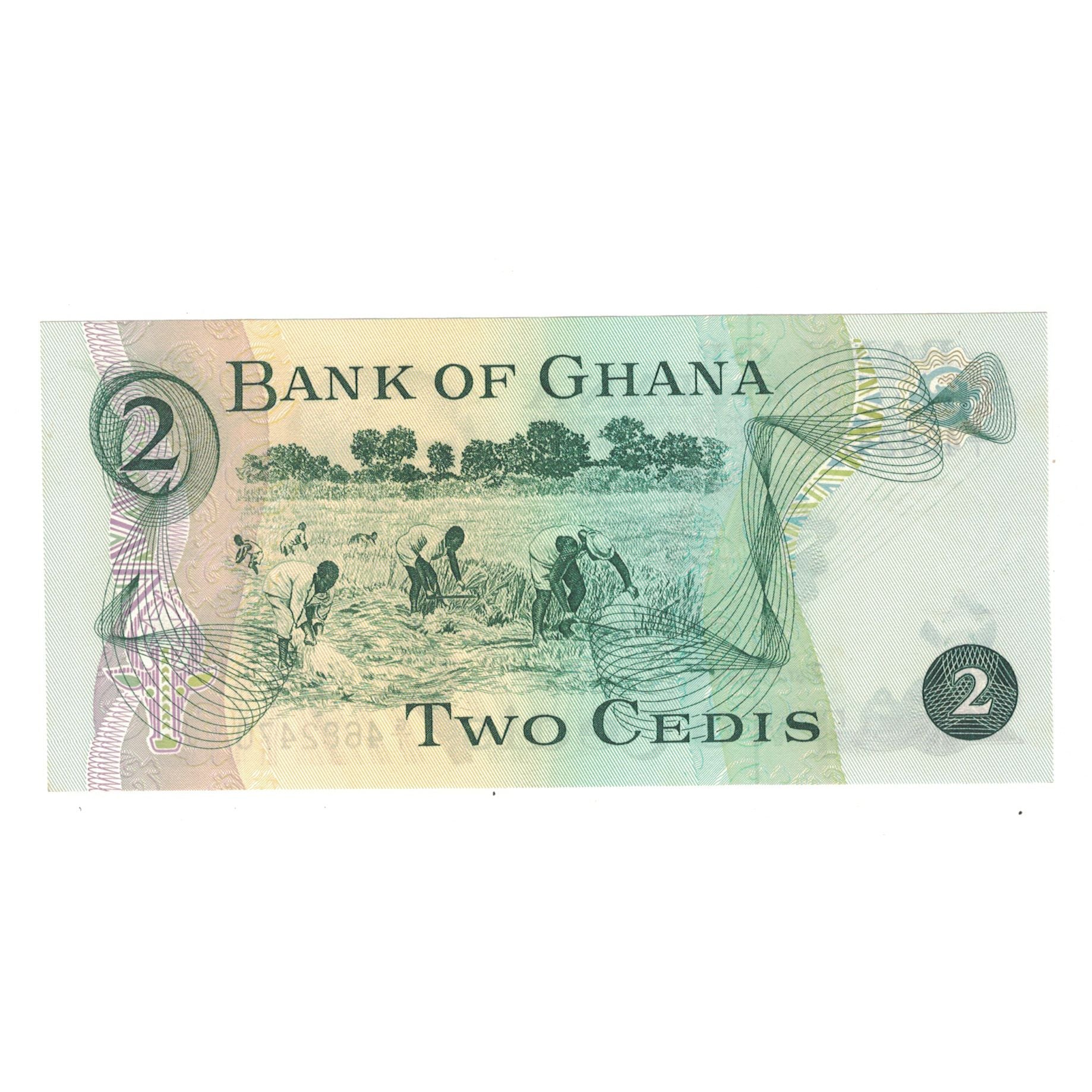 Banknote, Ghana, 2 Cedis, 1972, 1972-07-21, KM:14A, UNC(65-70)