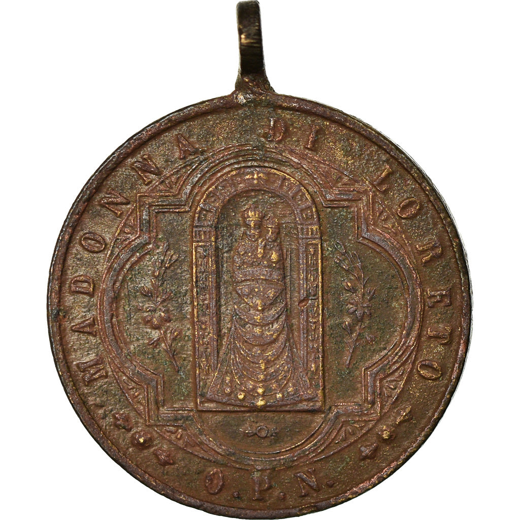Italien, Medaille, Madonna di Loreto, Vicentenario dalla Traslazione, Religions