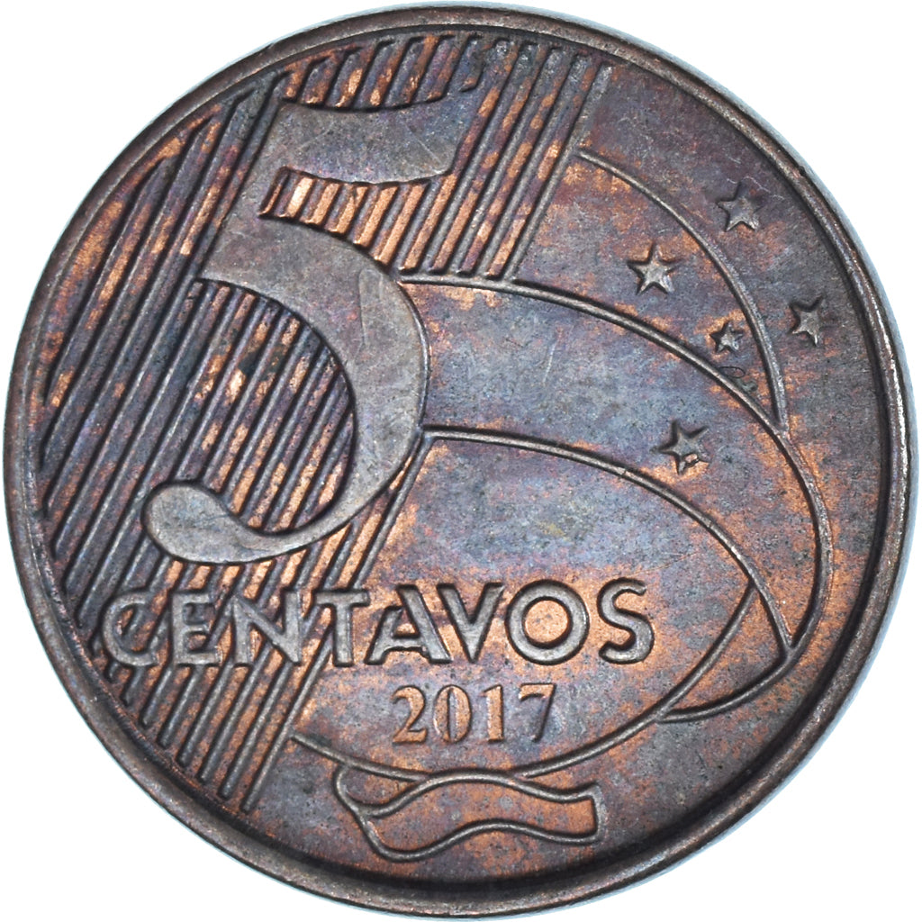 Monnaie, Brésil, 5 Centavos, 2017