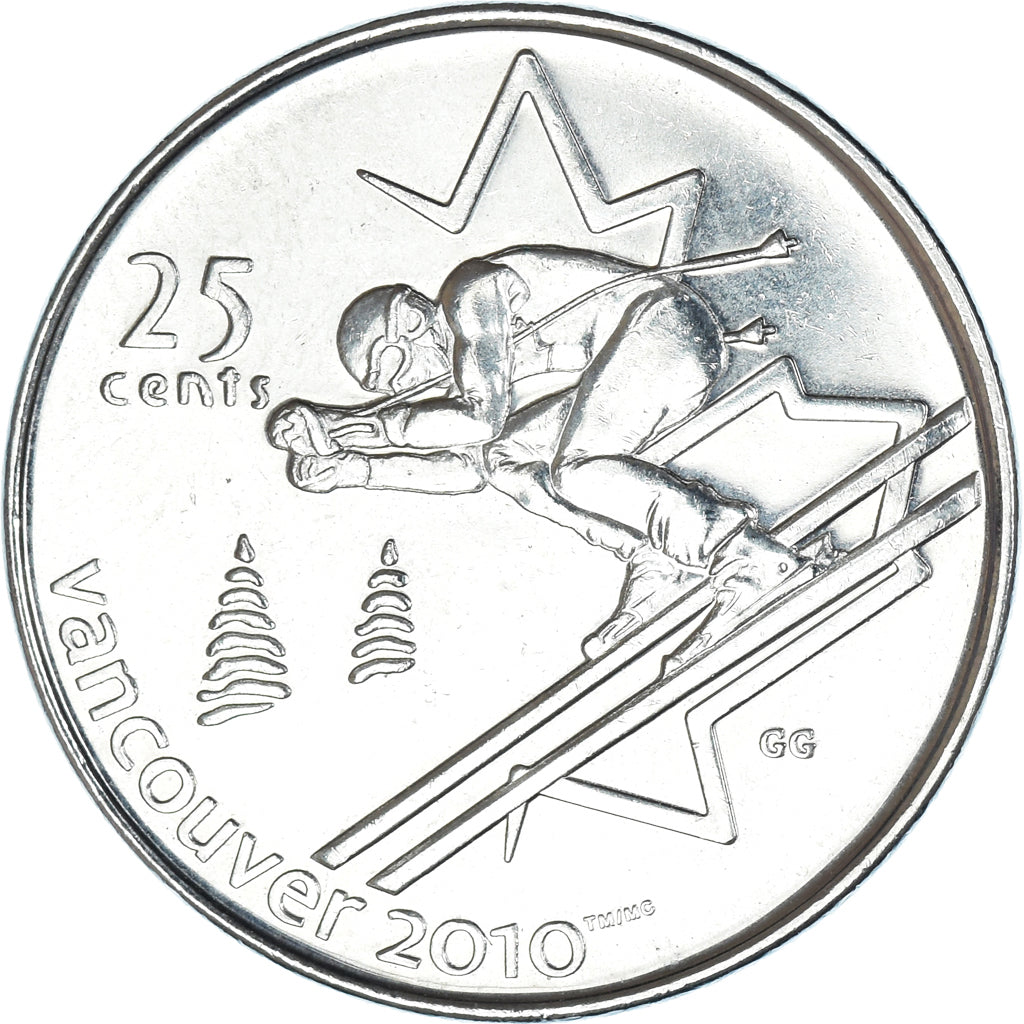 Coin, Canada, 25 Cents, 2010