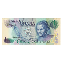 Banknote, Ghana, 1 Cedi, 1976, 1976-01-02, KM:13c, UNC(65-70)