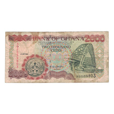 Banknote, Ghana, 2000 Cedis, 1998, 1998-05-02, KM:33c, VF(20-25)