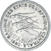 Coin, Central African States, 50 Francs, 1980