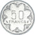 Coin, Central African States, 50 Francs, 1984