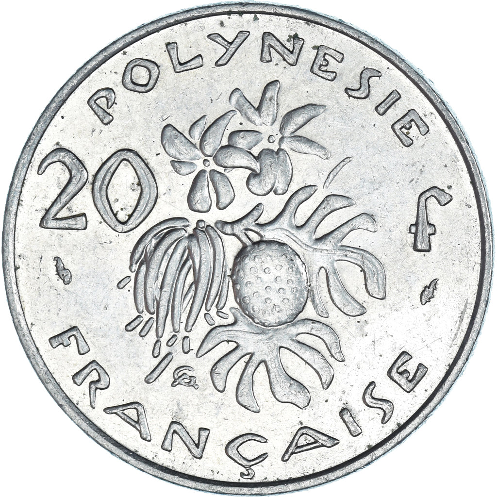 Moneda, Polinesia francesa, 20 Francs, 1984