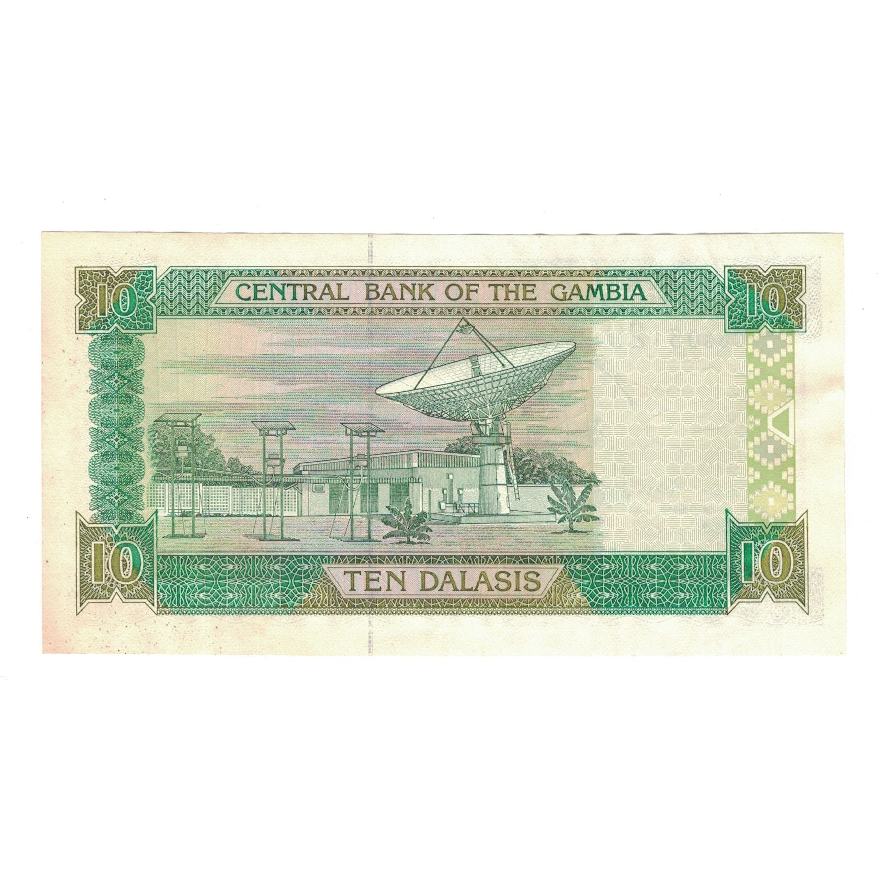 Banknote, The Gambia, 10 Dalasis, Undated (2001), KM:21a, AU(55-58)