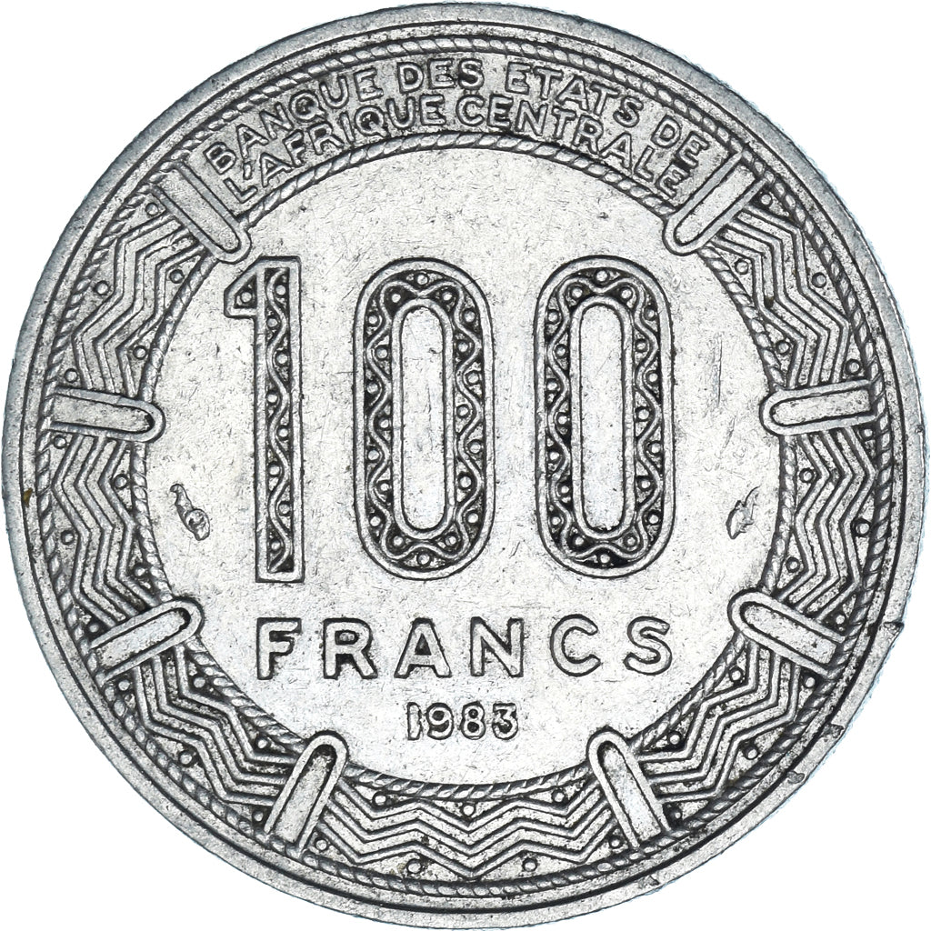 Coin, Congo Republic, 100 Francs, 1983