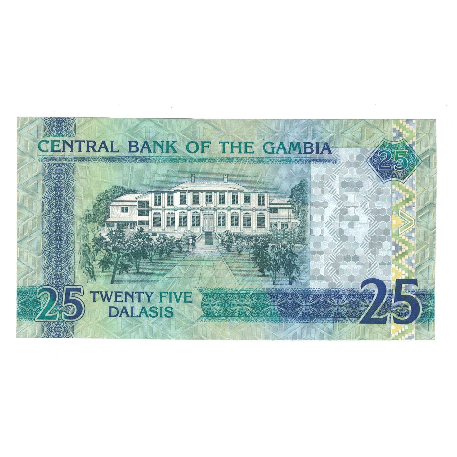 Banknote, The Gambia, 25 Dalasis, Undated (1996), KM:18a, UNC(65-70)