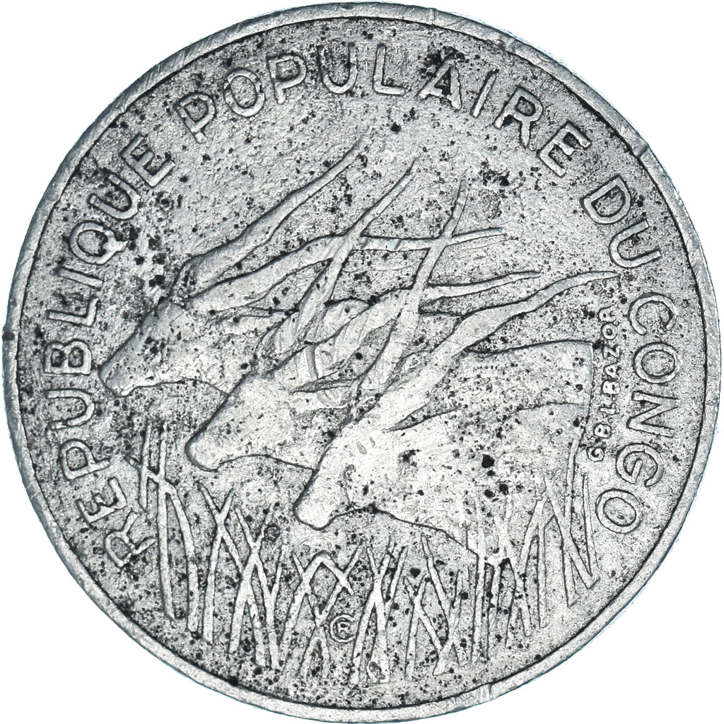 Münze, Congo, 100 Francs, 1972