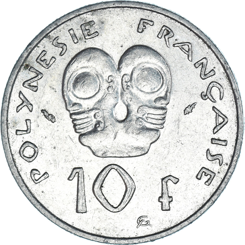 Moneda, Polinesia francesa, 10 Francs, 1991