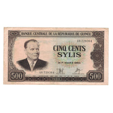 Banknote, Guinea, 500 Sylis, 1960, 1960-03-01, KM:27A, VF(30-35)
