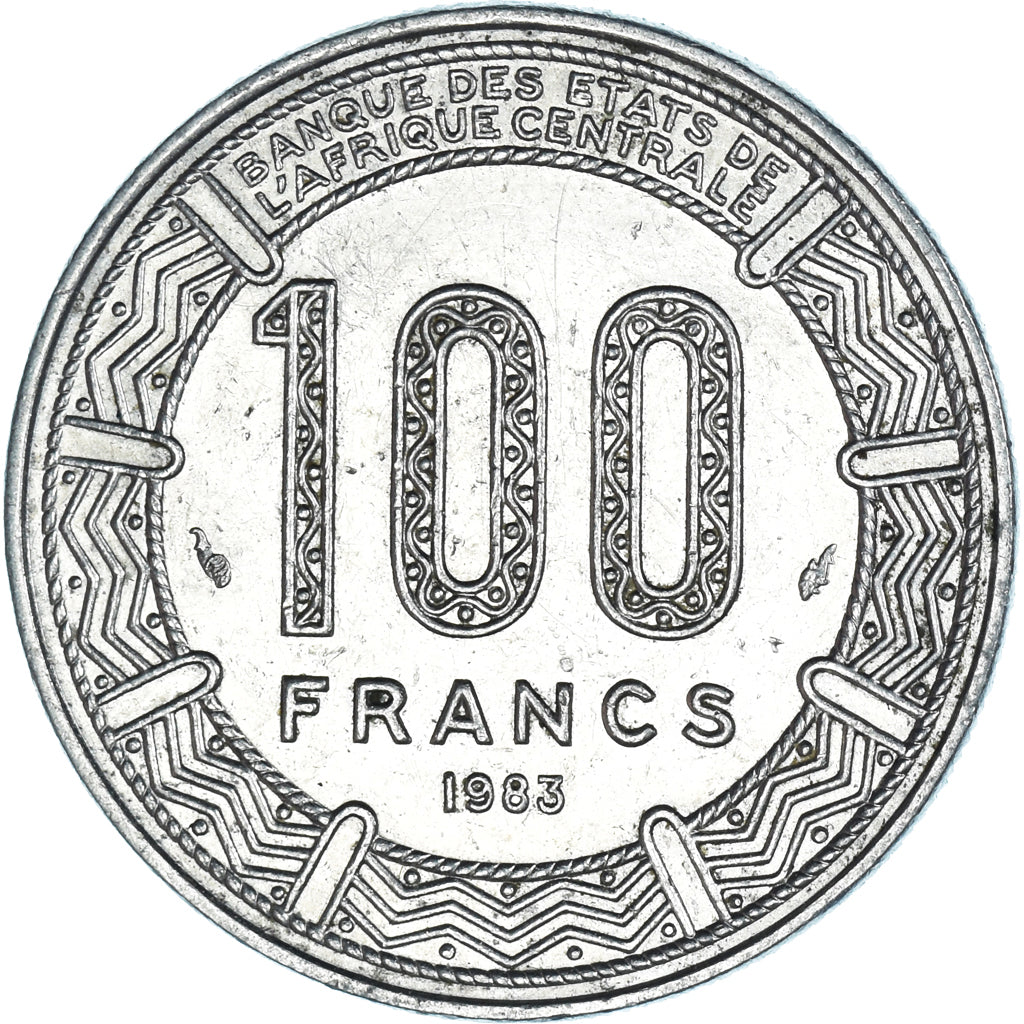 Coin, Congo Republic, 100 Francs, 1983