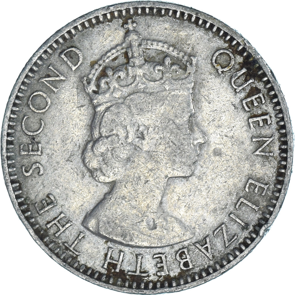 Moneta, Mauritius, 1/4 Rupee, 1964