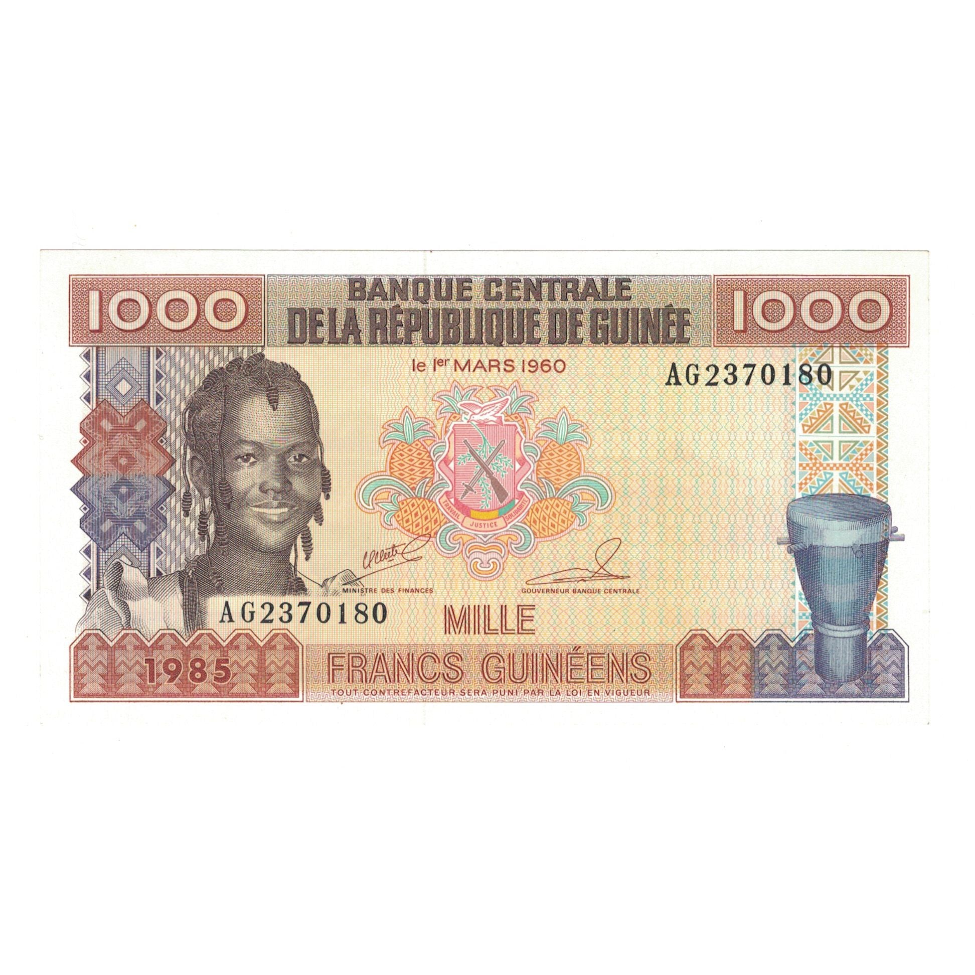 Banknote, Guinea, 1000 Francs, 1985, KM:32a, UNC(63)