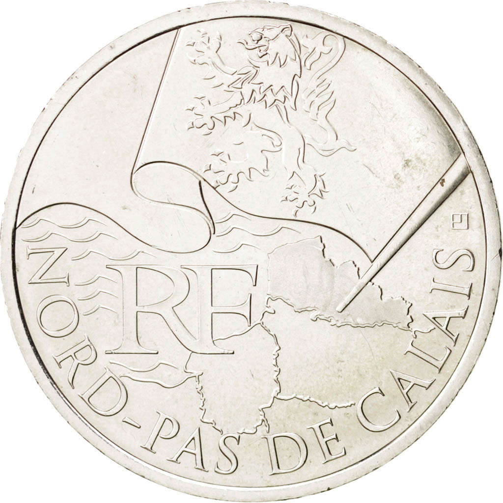 FRANCE, 10 Euro, 2010, Paris, KM #1664, MS(60-62), Silver, 29, 9.98