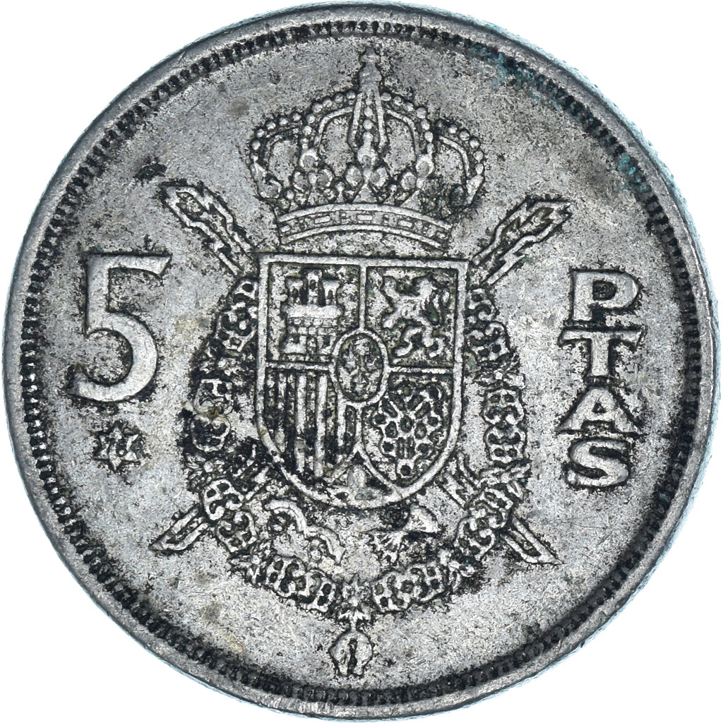 Moeda, Espanha, 5 Pesetas, 1976