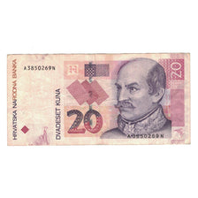 Banknote, Croatia, 20 Kuna, 2001, 2001-03-07, KM:39, VF(30-35)