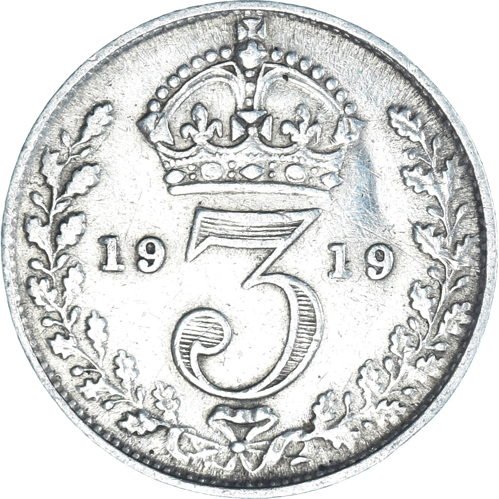 Coin, Great Britain, 3 Pence, 1919