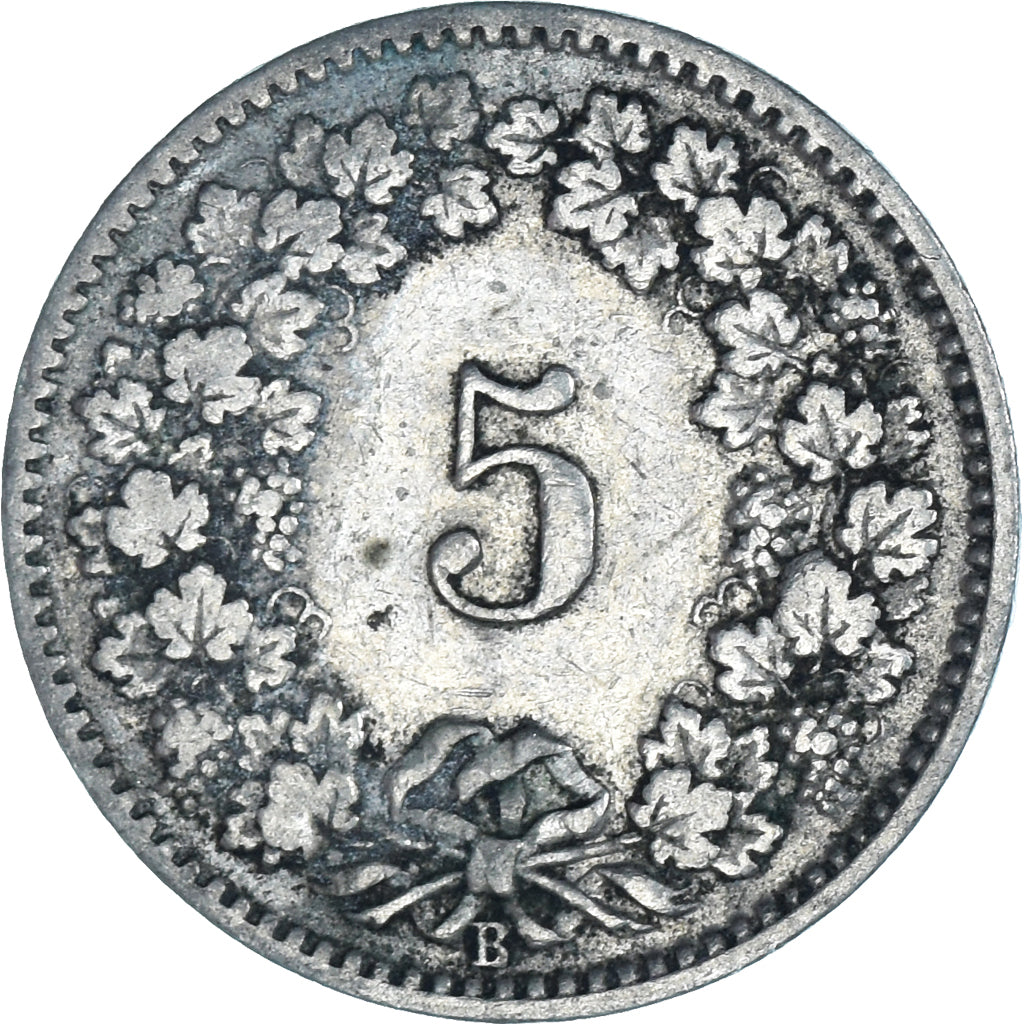 Coin, Switzerland, 5 Rappen, 1904