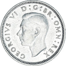 Coin, Great Britain, 6 Pence, 1944